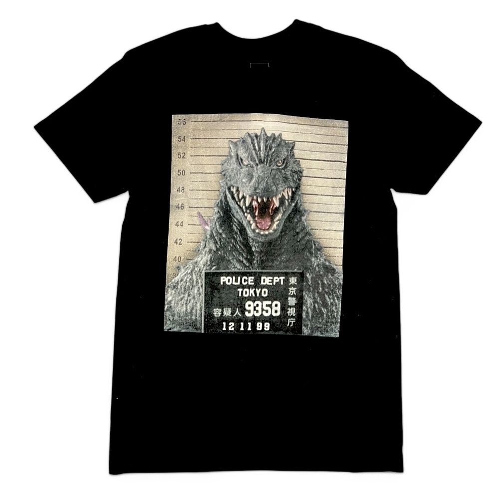 GODZILLA MUG SHOT T SHIRT New with tags